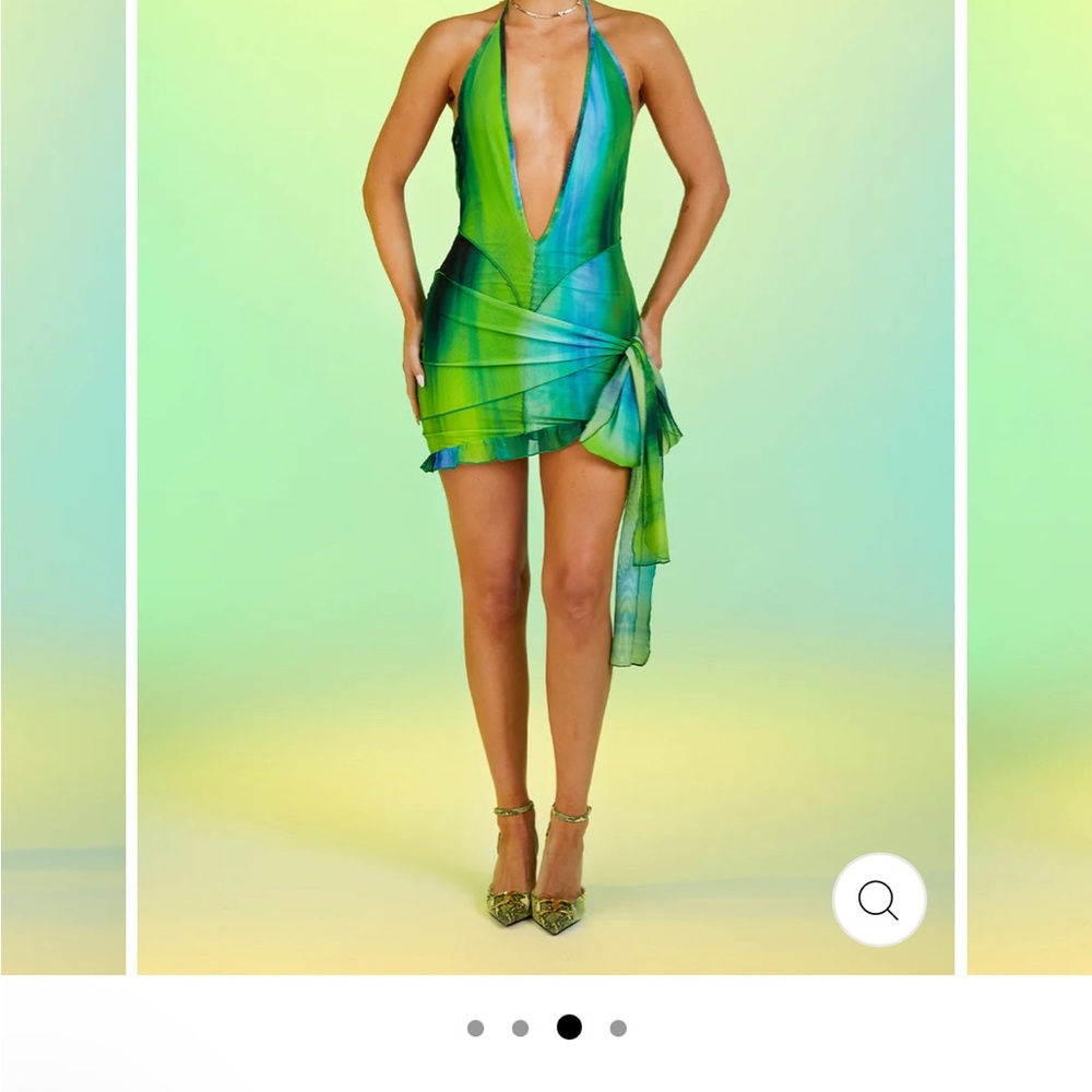 Murci deep v neck dress